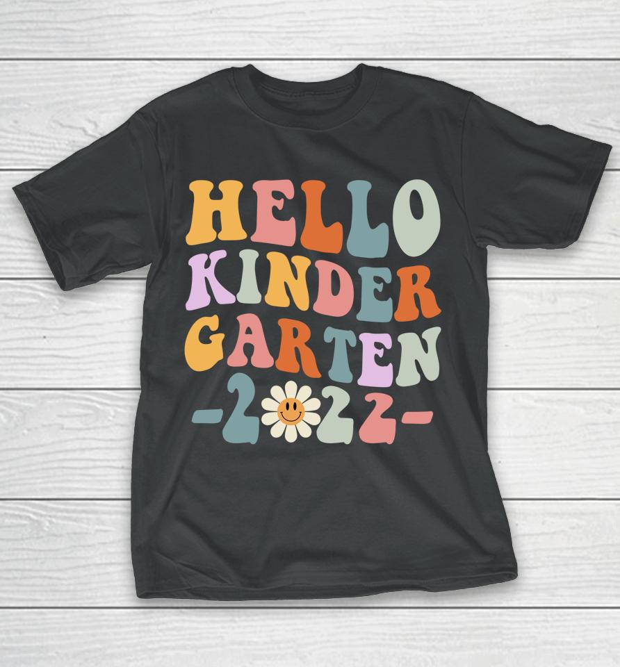 Back To School Hello Kindergarten Squad Teachers &Amp; Students T-Shirt
