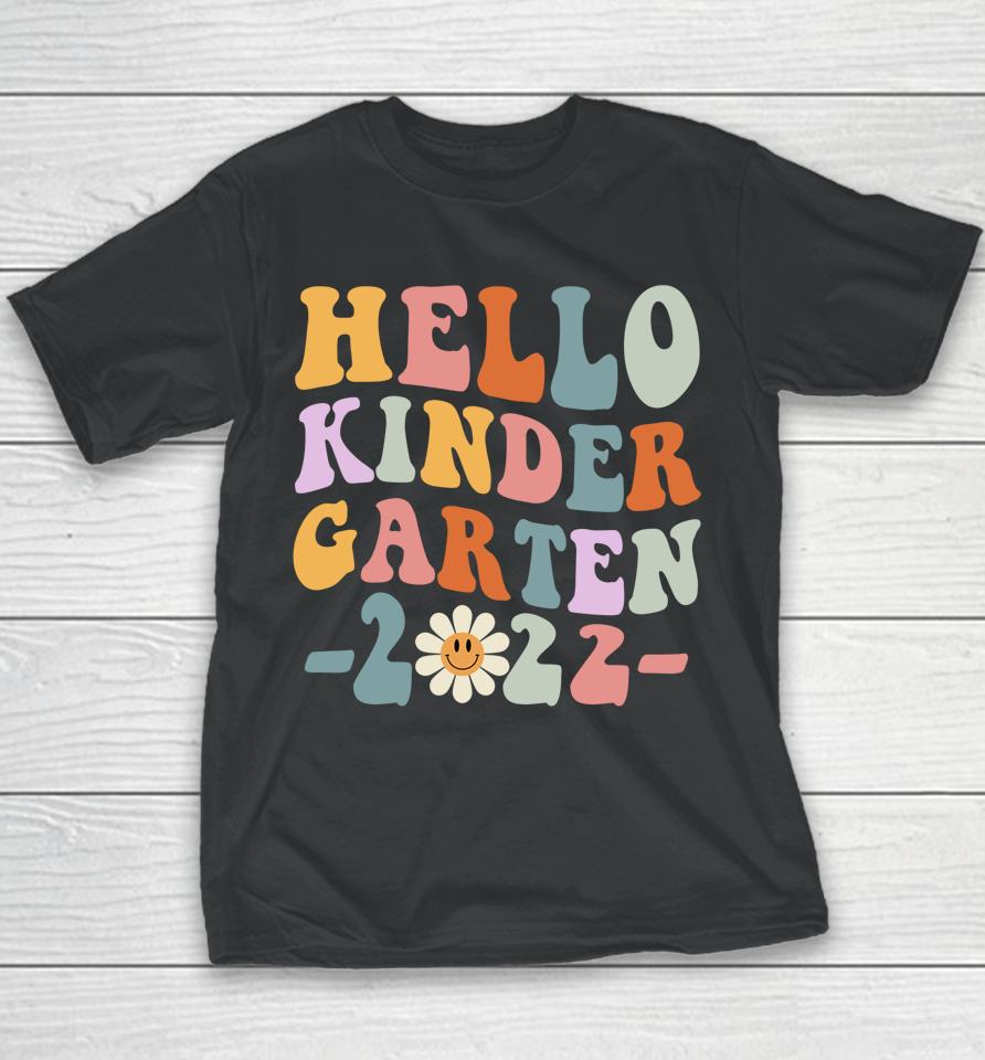 Back To School Hello Kindergarten Squad Teachers &Amp; Students Youth T-Shirt