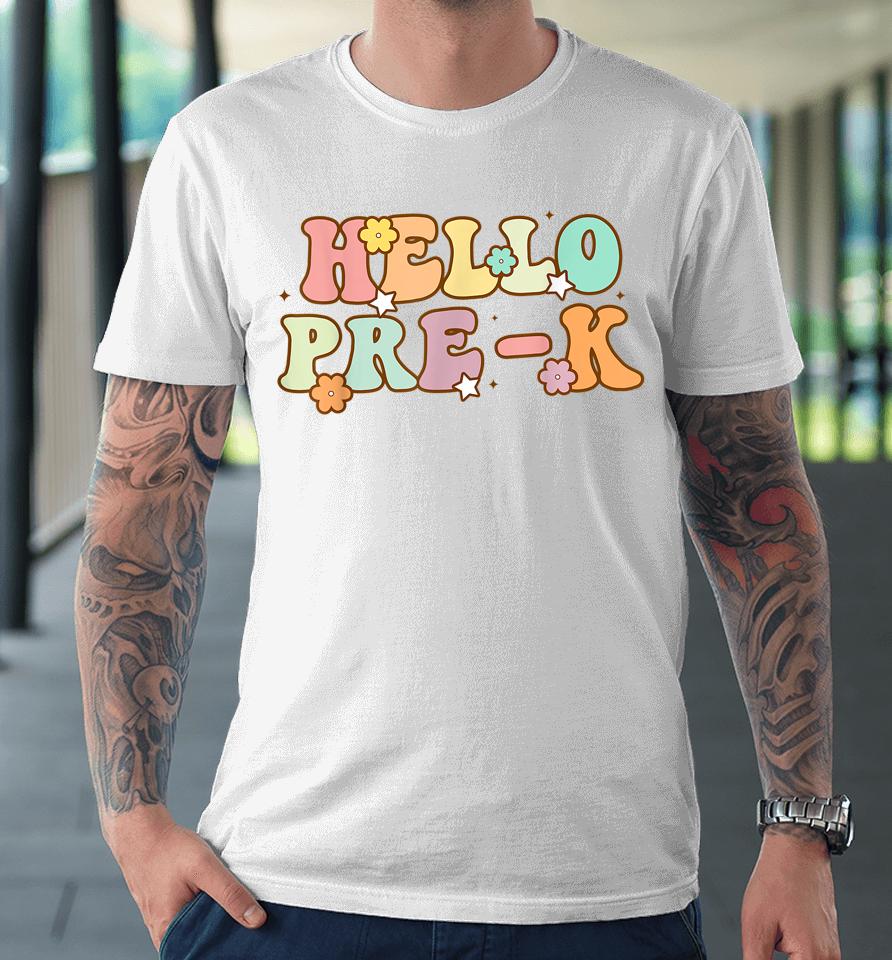 Back To School Hello Preschool Pre-K Premium T-Shirt