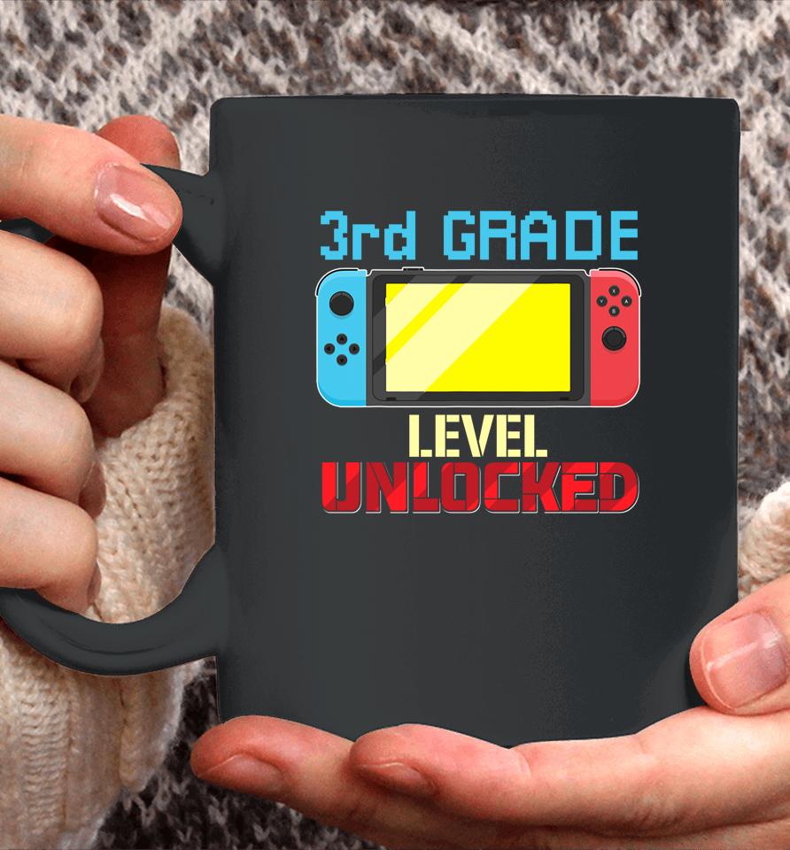 Back To School Video Gamer 3Rd Grade Level Unlocked Boys Kid Coffee Mug