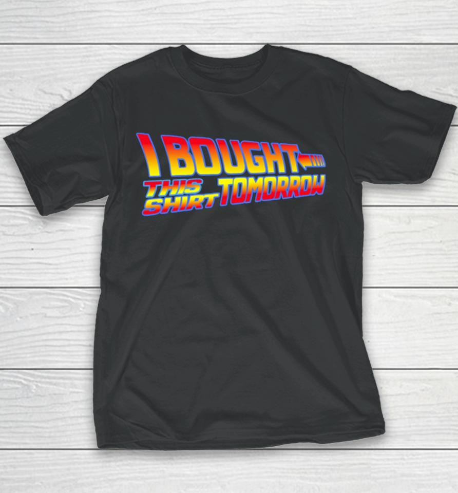 Back To The Future Movie I Bought This Tomorrow Vintage Youth T-Shirt