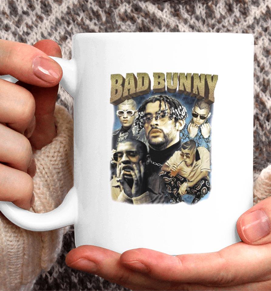 Bad Bunny Rap Hip Hop Vintage Retro Coffee Mug