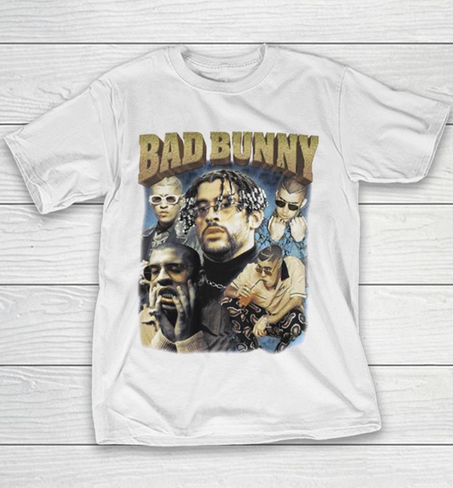 Bad Bunny Rap Hip Hop Vintage Retro Youth T-Shirt