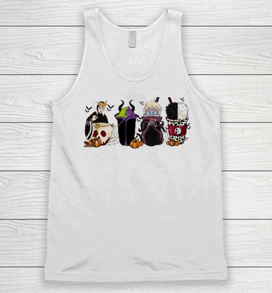 Bad Witches Bad Girl Witch Coffee Halloween 2023 Unisex Tank Top