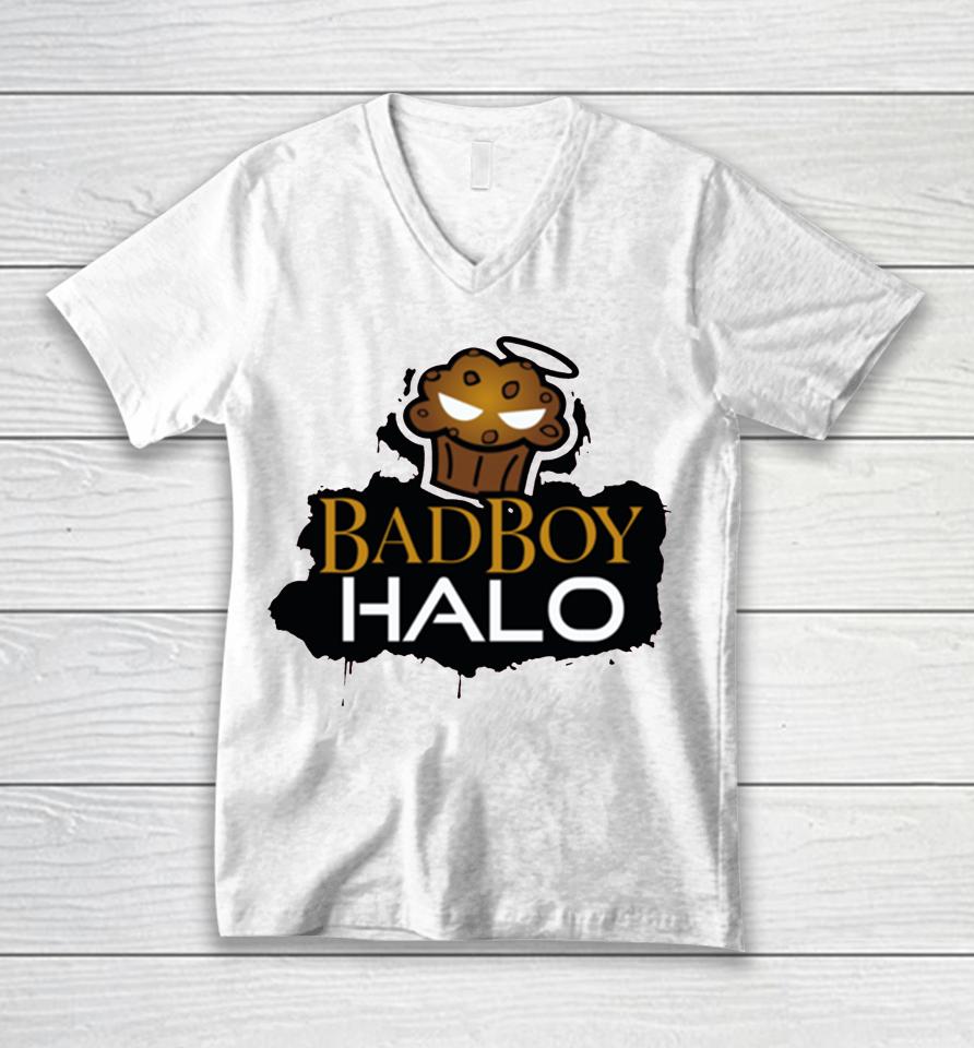 Badboyhalo Chocolate Chip Unisex V-Neck T-Shirt