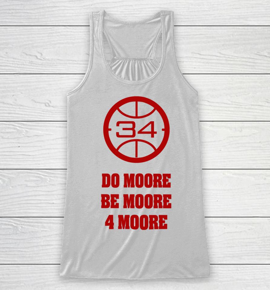 Badgermbb Wisconsin Basketball Do Moore Be Moore 4 Moore Racerback Tank