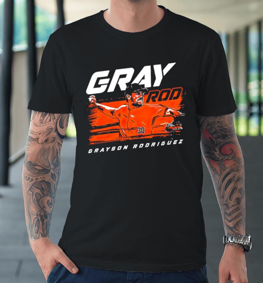 Baltimore Orioles Grayson Rodriguez Gray Rod Premium T-Shirt