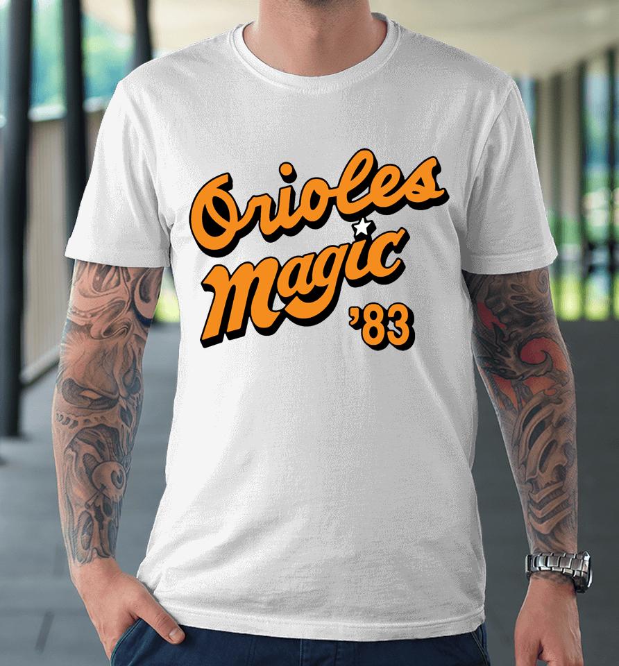 Baltimore Orioles Homage Gray Hyper Local Tri-Blend Premium T-Shirt