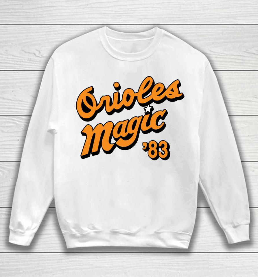 Baltimore Orioles Homage Gray Hyper Local Tri-Blend Sweatshirt