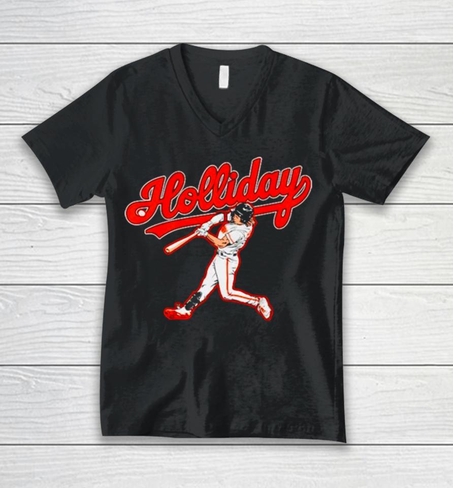 Baltimore Orioles Jackson Holliday Unisex V-Neck T-Shirt