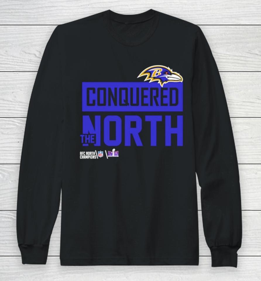 Baltimore Ravens 2024 Conquered The North Long Sleeve T-Shirt