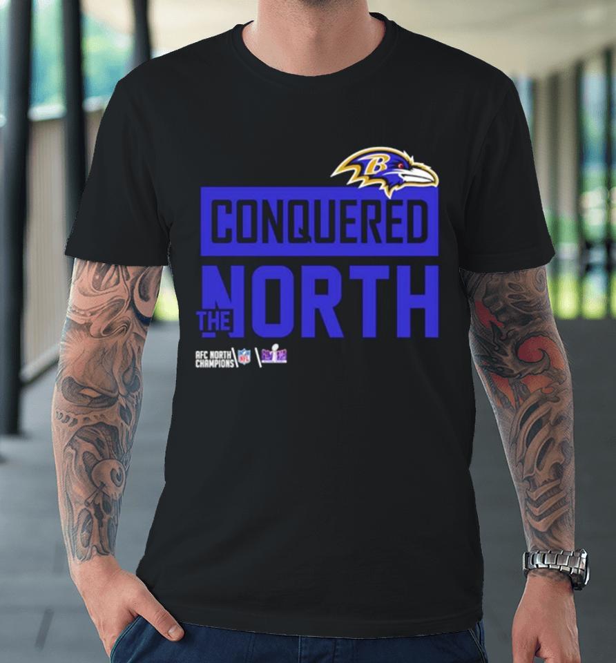 Baltimore Ravens 2024 Conquered The North Premium T-Shirt