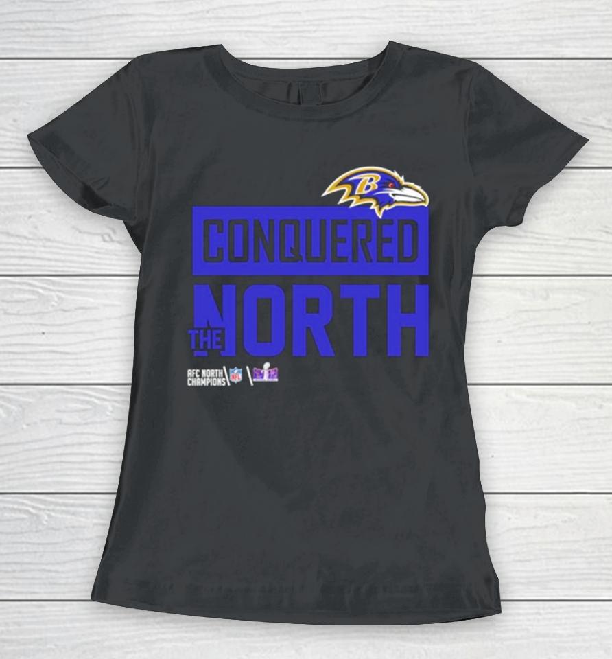 Baltimore Ravens 2024 Conquered The North Women T-Shirt