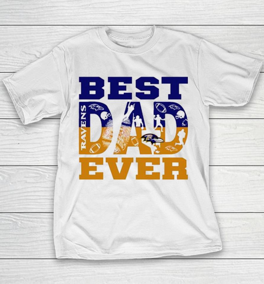 Baltimore Ravens Best Dad Ever Youth T-Shirt