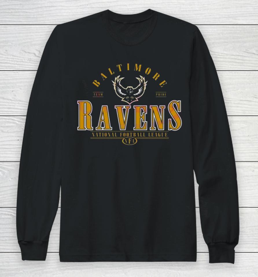 Baltimore Ravens Football Team Pride National Football League Nfl Long Sleeve T-Shirt