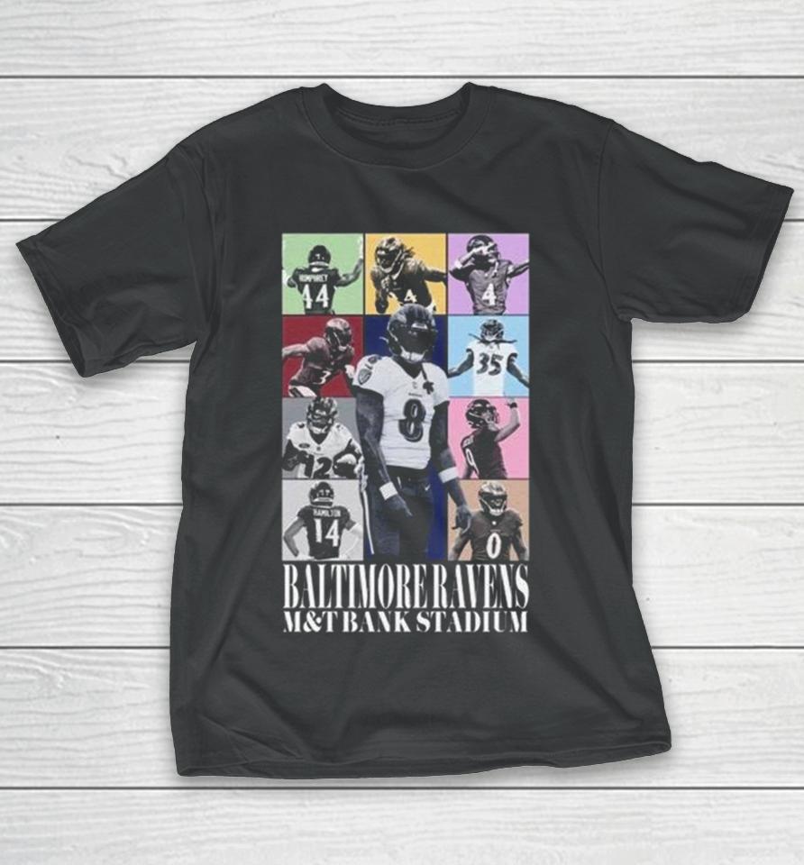 Baltimore Ravens M&Amp;T Bank Stadium The Eras Tour T-Shirt