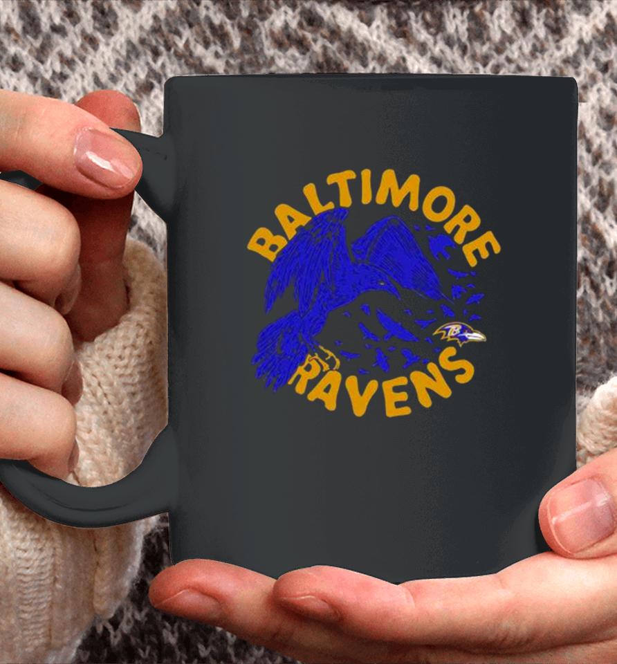 Baltimore Ravens Powerful Ravens Mascot Coffee Mug