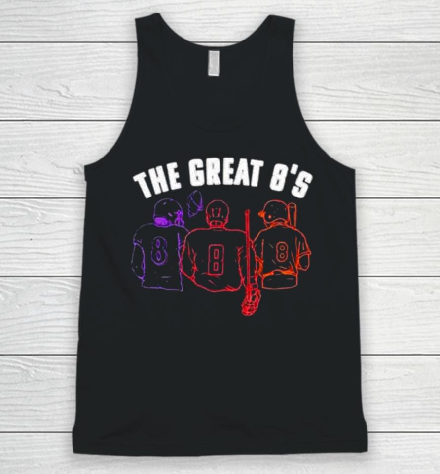 Baltimore Ravens The Great 8’S Unisex Tank Top