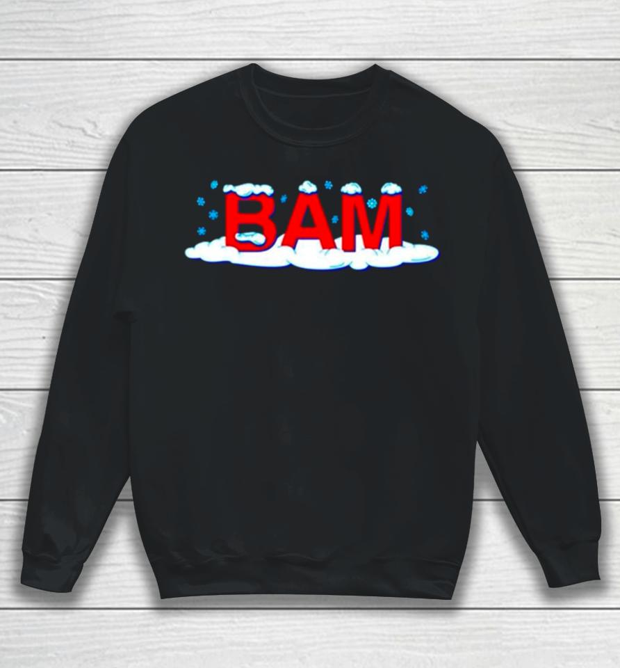 Bam Snow Merry Christmas Sweatshirt