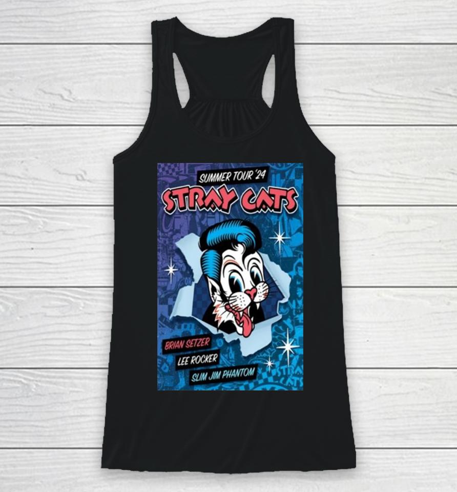 Band Stray Cats 2024 Summer Tour Racerback Tank