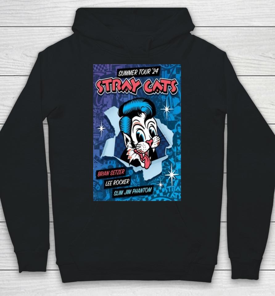 Band Stray Cats 2024 Summer Tour Hoodie