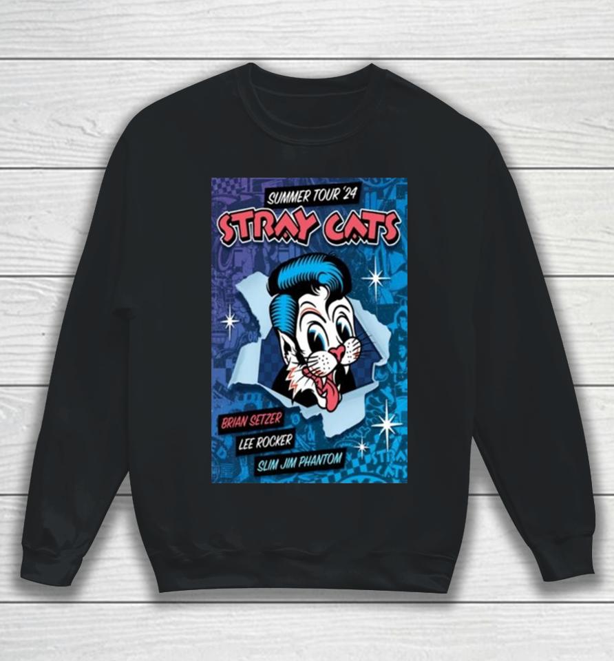 Band Stray Cats 2024 Summer Tour Sweatshirt