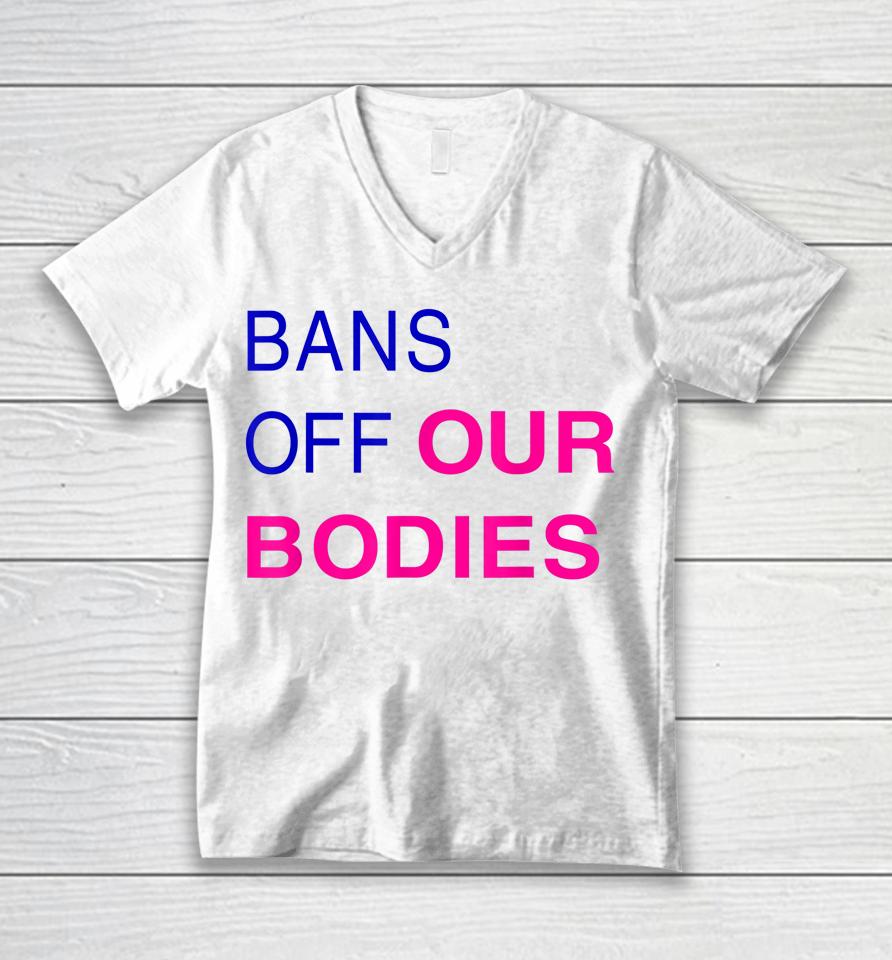 Bans Off Our Bodies Unisex V-Neck T-Shirt