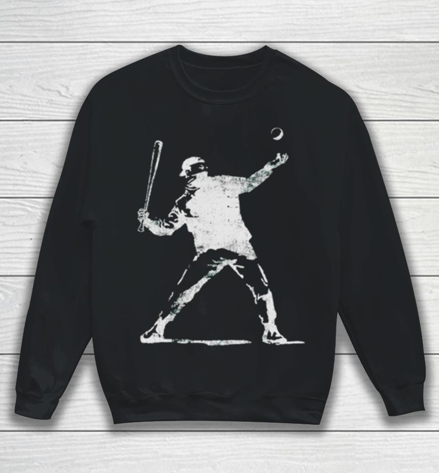 Bansky Baseball Thrower Sweatshirt