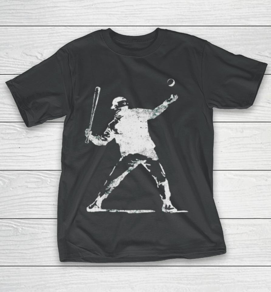 Bansky Baseball Thrower T-Shirt