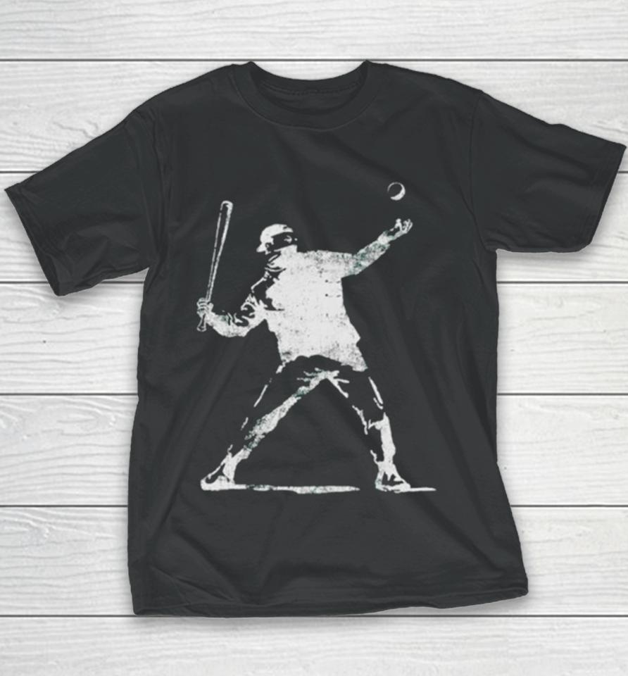 Bansky Baseball Thrower Youth T-Shirt