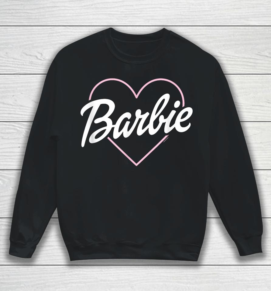 Barbie - Logo Heart Sweatshirt