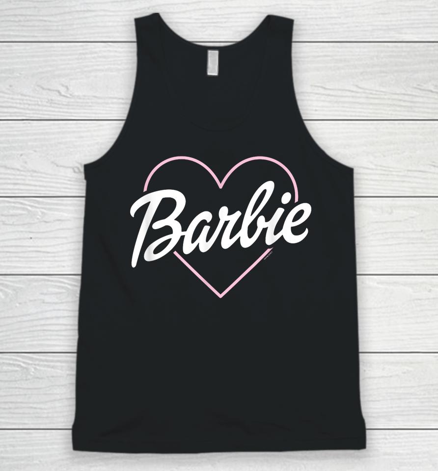 Barbie - Logo Heart Unisex Tank Top