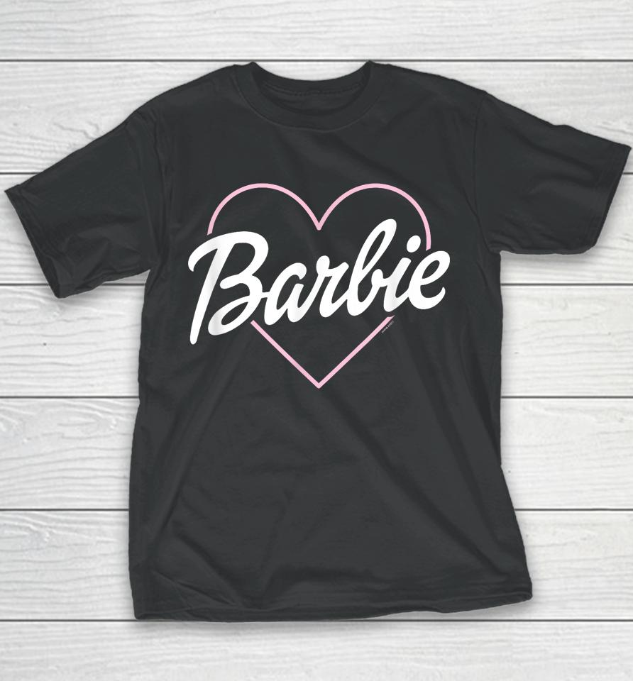 Barbie - Logo Heart Youth T-Shirt