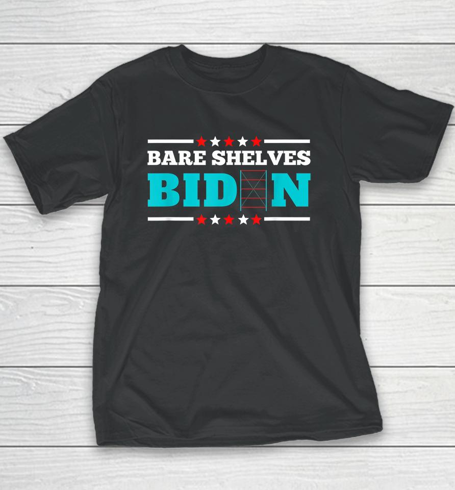 Bare Shelves Biden Funny Youth T-Shirt