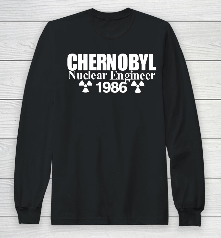 Barelylegal Clothing Chernobyl Nuclear Engineer 1986 Long Sleeve T-Shirt