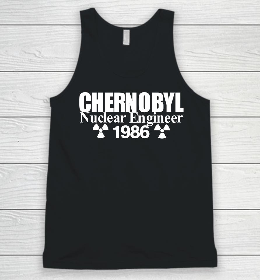 Barelylegal Clothing Chernobyl Nuclear Engineer 1986 Unisex Tank Top