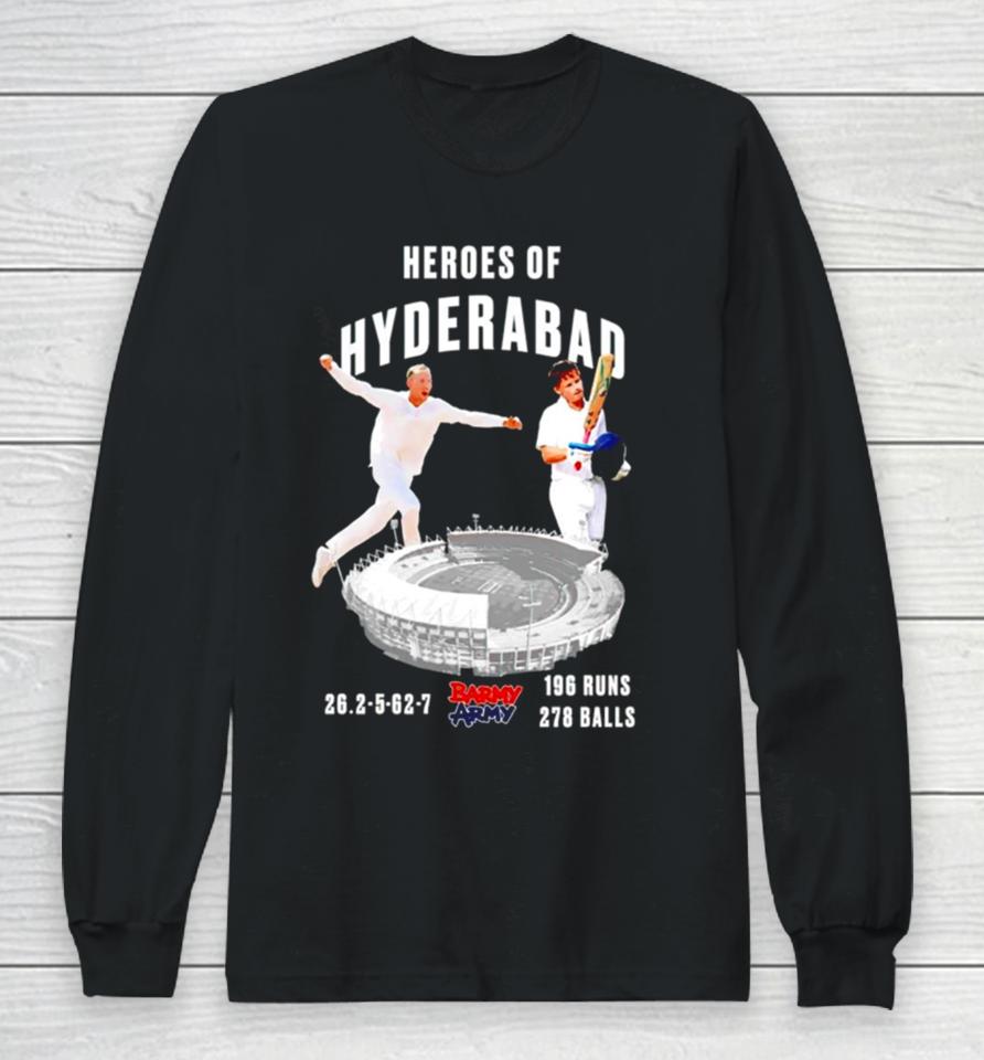 Barmy Army Heroes Of Hyderabad Long Sleeve T-Shirt