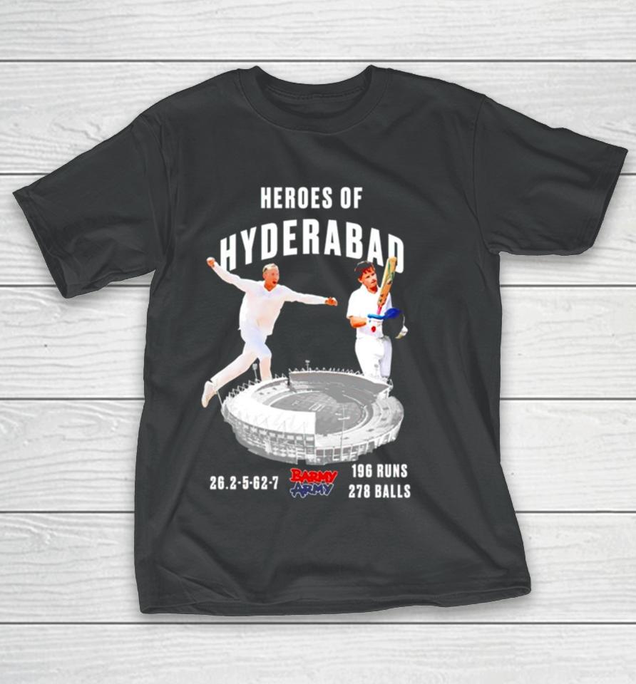 Barmy Army Heroes Of Hyderabad T-Shirt