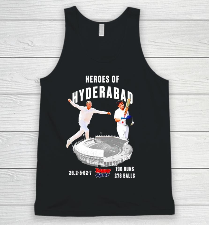 Barmy Army Heroes Of Hyderabad Unisex Tank Top