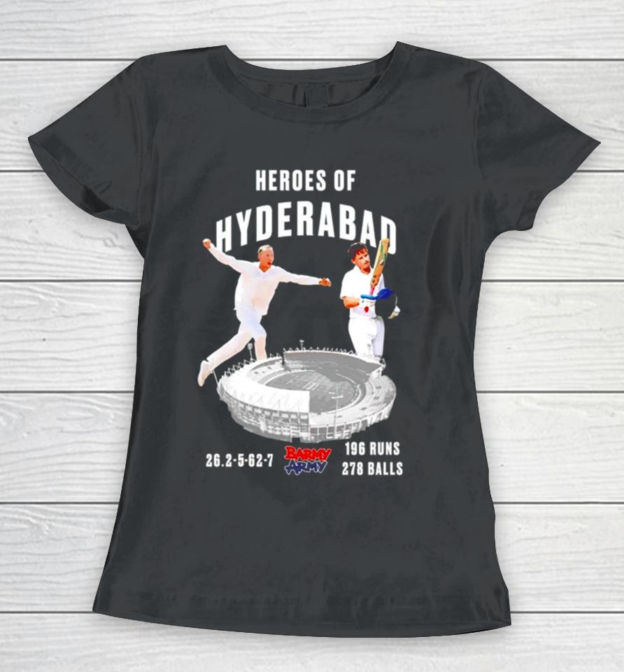 Barmy Army Heroes Of Hyderabad Women T-Shirt