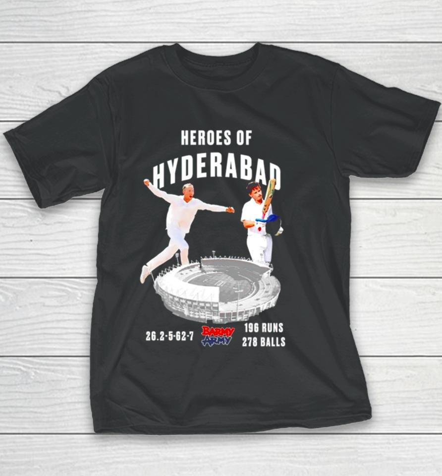 Barmy Army Heroes Of Hyderabad Youth T-Shirt