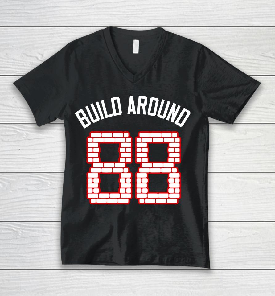 Barstool Chicago Build Around 88 Unisex V-Neck T-Shirt