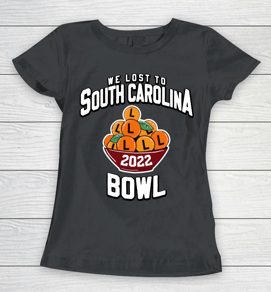 Barstool Sports 2022 We Lost To South Carolina Bowl Women T-Shirt