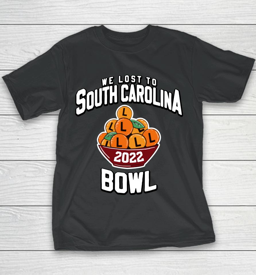 Barstool Sports 2022 We Lost To South Carolina Bowl Youth T-Shirt