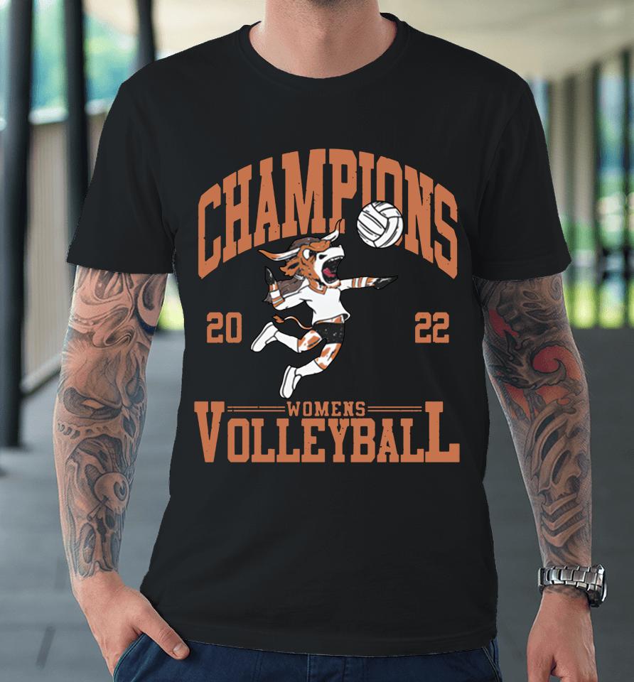 Barstool Sports Grey Texas Volleyball Champs Premium T-Shirt