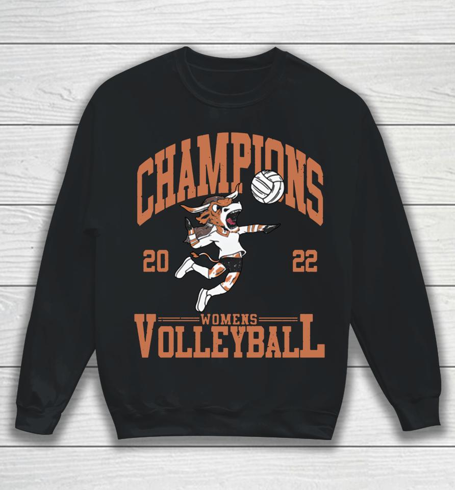 Barstool Sports Grey Texas Volleyball Champs Sweatshirt