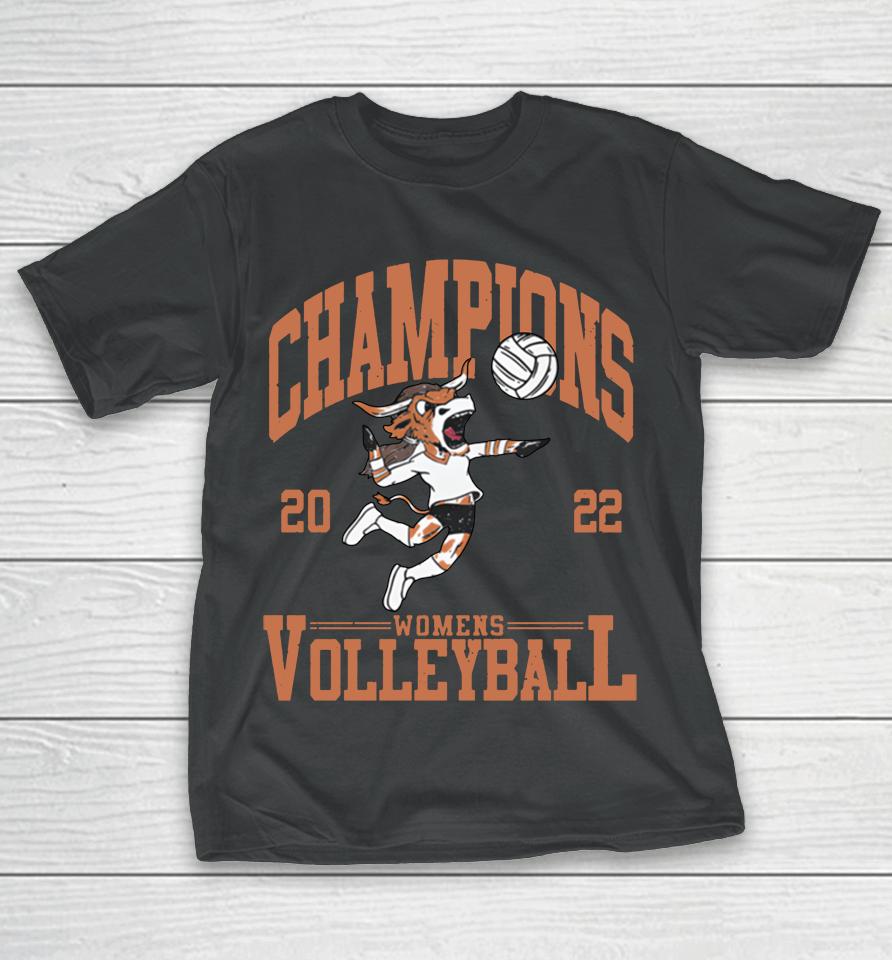 Barstool Sports Grey Texas Volleyball Champs T-Shirt