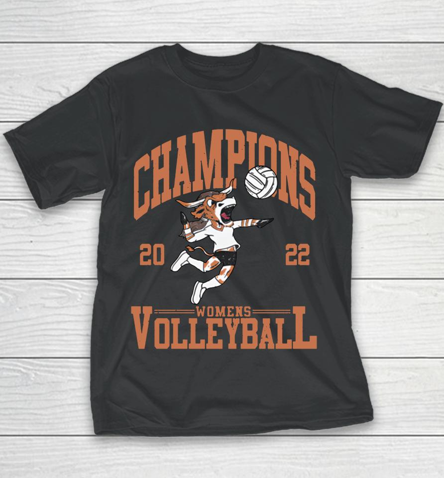 Barstool Sports Grey Texas Volleyball Champs Youth T-Shirt
