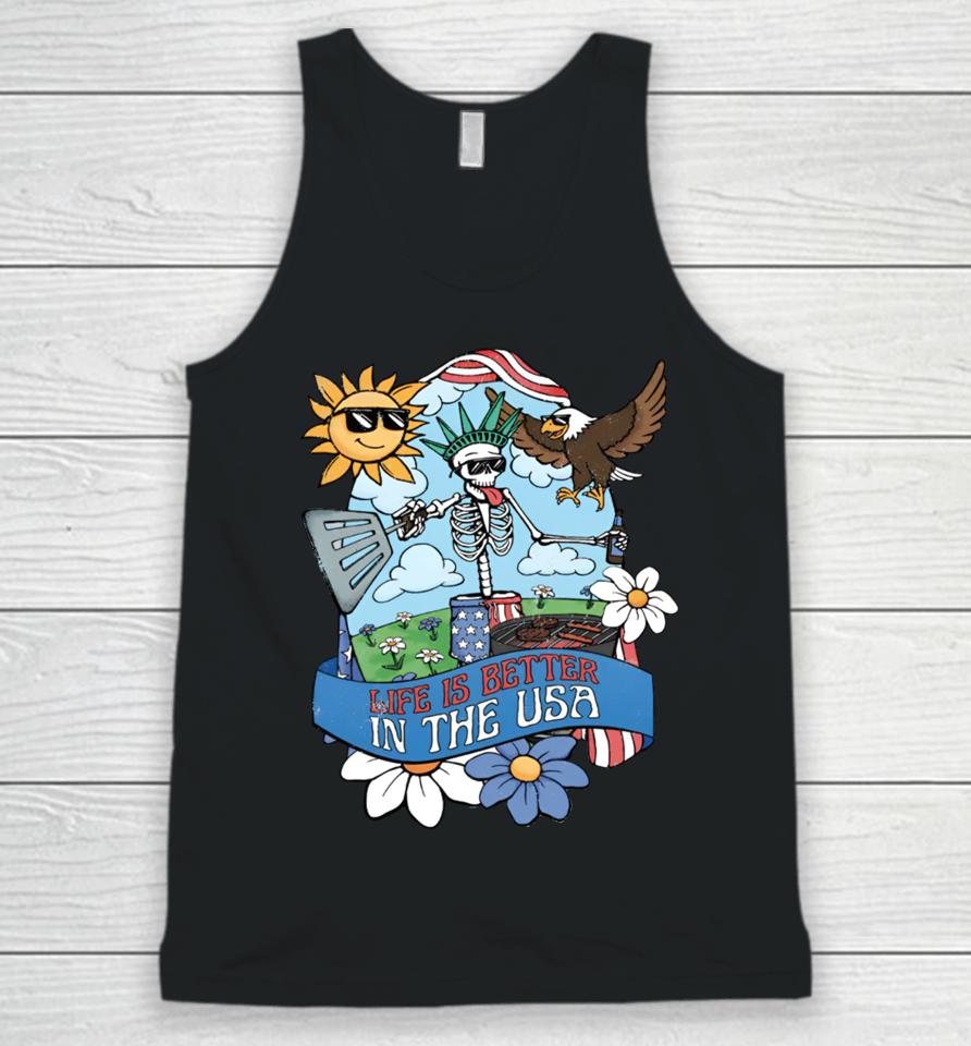 Barstool Sports Life Is Better Usa Unisex Tank Top