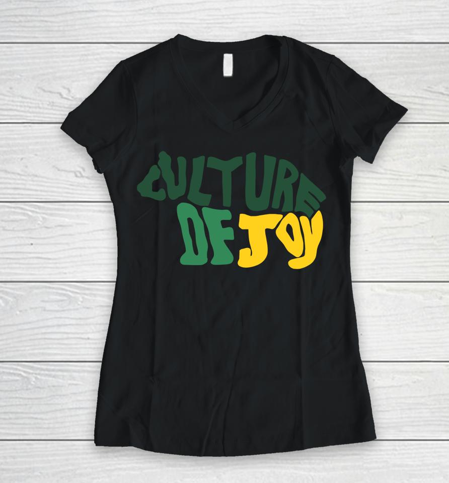 Barstool Sports Merch Culture Of Joy Women V-Neck T-Shirt